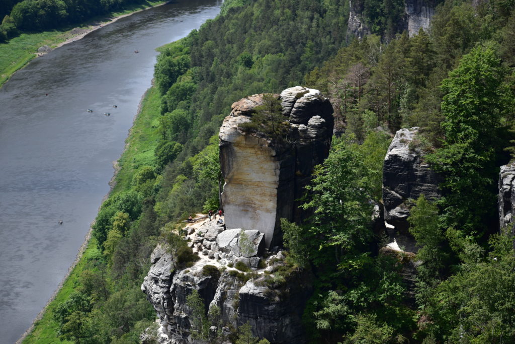 Elbsandsteingebirge Felsformation 