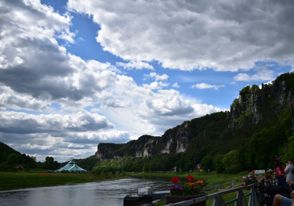 Aussicht Elbsandsteingebirge 