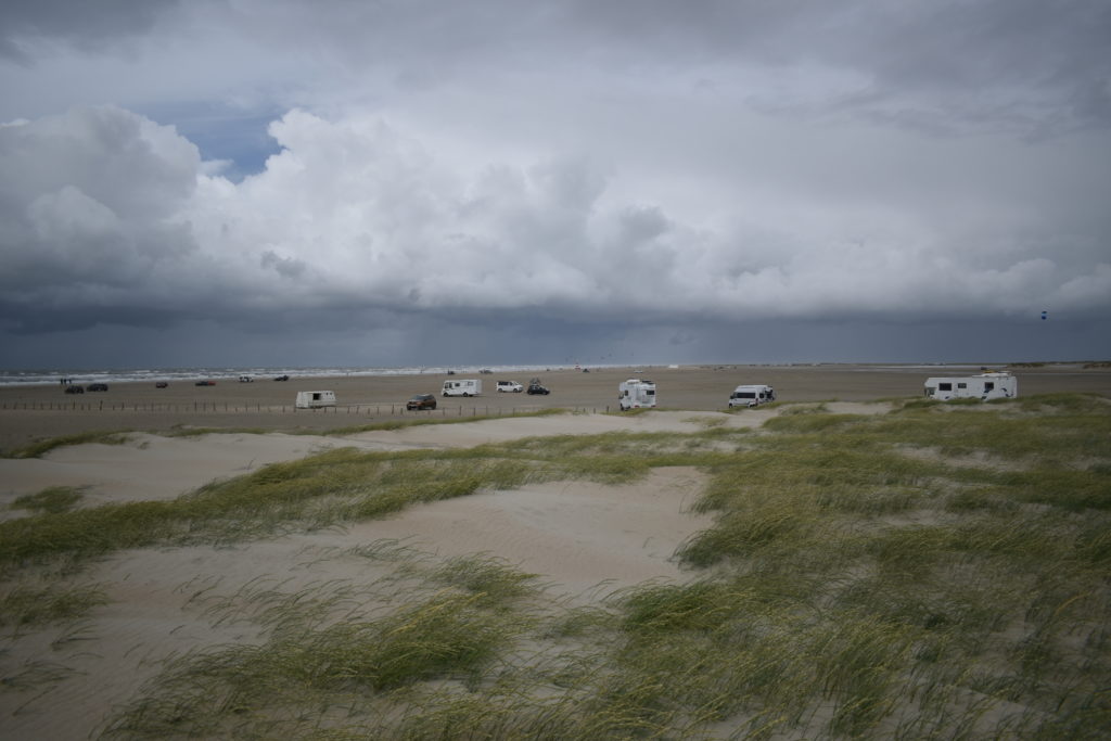 Befahrbarer Strandabschnitt Lakolk Strand Rømø