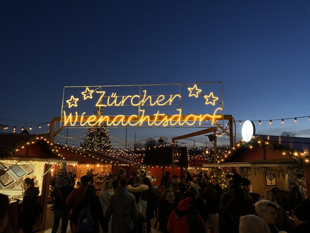 Züricher Weihnachtsdorf