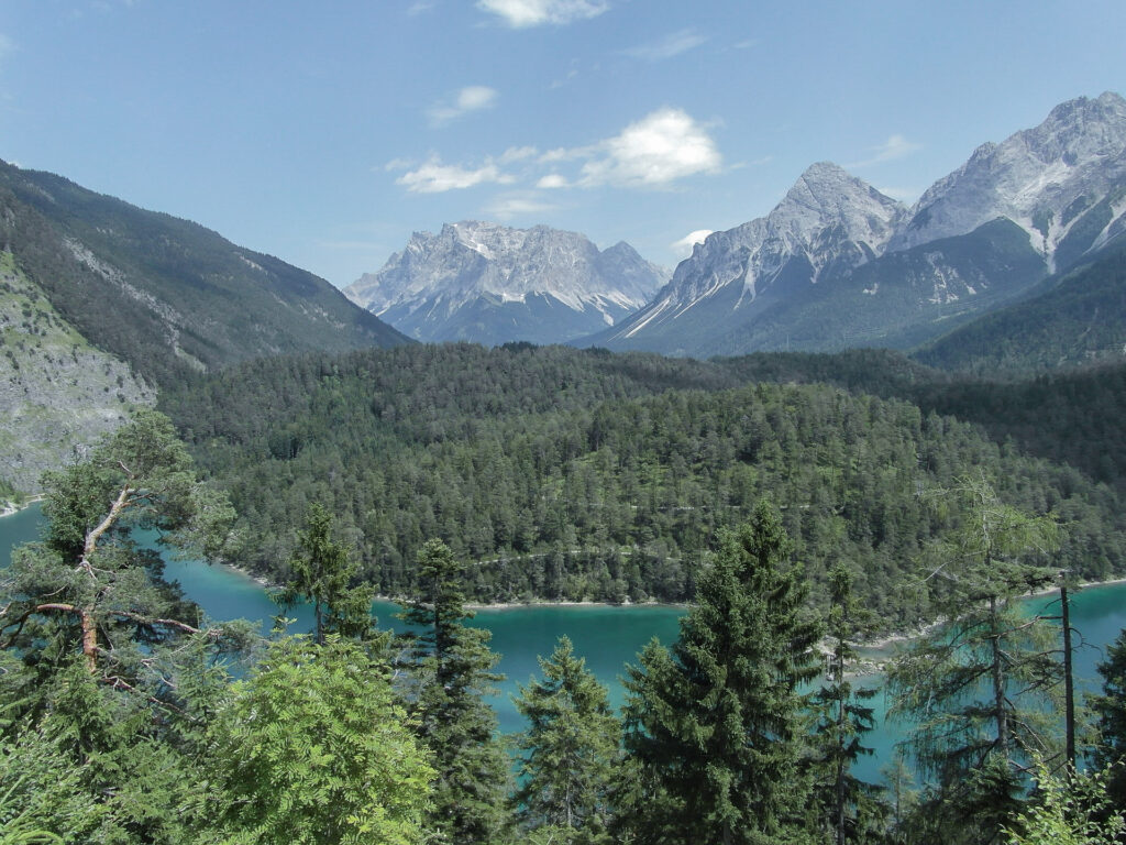 Zugspitze und Blindsee